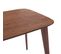 Table Rectangulaire Oman 4 Personnes En Bois Foncé 120 Cm