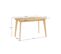 Table Rectangulaire Oman 4 Personnes En Bois Clair 120 Cm