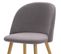 Chaise Cozy En Velours Gris (lot De 2)