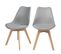 Chaise Hygge Gris Clair (lot De 2)