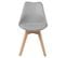 Chaise Hygge Gris Clair (lot De 2)