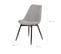 Chaise Filipi En Tissu Gris Clair Chiné (lot De 2)