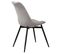 Chaise Filipi En Tissu Gris Clair Chiné (lot De 2)