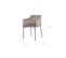 Fauteuil Glam En Velours Beige