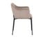 Fauteuil Glam En Velours Beige