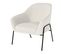 Fauteuil Blanc Aubin Effet Laine Bouclette