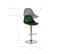 Chaise De Bar Pavo En Velours Vert 60/82 Cm (lot De 2)