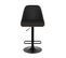 Chaise De Bar Georges Noire 56/77 Cm