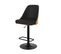 Chaise De Bar Georges Noire 56/77 Cm