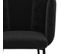 Chaise De Bar Rosy En Velours Noir 67 Cm (lot De 2)