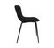 Chaise Koko Noire Effet Laine Bouclette (lot De 2)