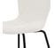 Chaise Koko Blanche Effet Laine Bouclette (lot De 2)