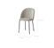 Chaise Karl En Tissu Bouclé Beige (lot De 2)