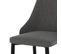 Chaise Pipo En Tissu Gris Foncé (lot De 2)