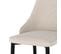 Chaise Pipo En Tissu Beige (lot De 2)