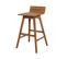 Chaise De Bar Greta En Bois De Teck 72,5 Cm