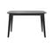 Table Rectangulaire Oman 4 Personnes En Bois Noir 120 Cm