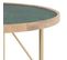 Table Basse Ronde Kali En Marbre Vert D85 Cm