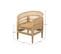 Fauteuil Medan En Rotin Naturel