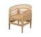 Fauteuil Medan En Rotin Naturel