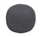 Pouf Tricot Gris Foncé Elisa D40 Cm