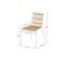 Chaise Jouve En Rotin Et Métal Blanc (lot De 2)