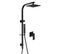 Ensemble De Douche 2-en-1 Noir Mat 200mm