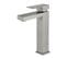 Robinet Mitigeur Lavabo Surélevé Classique Nickel Brossé - Sirius