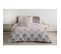 Crevecoeur Parure De Couette 100% Coton - Rose - 220x240 Cm