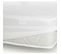 Protège Matelas Coton/polyester Imperméabilisé - Blanc - 140x190 Cm