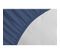 Drap Housse - 90 X 190 + 25 Cm - 100% Coton - Bleu