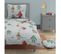 Vintage Toy Parure De Couette Enfant 100% Coton - Gris Clair - 140x200 Cm