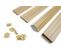 Kit Lamelles Occultantes Pvc 4m Cinto H.150cm Beige