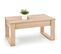 Table Basse Aspect Chêne Sonoma Avec Deux Tiroirs Neo