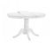 Table Blanche Ronde Extensible Avec Pied Central Windsor