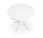 Table Blanche Ronde Extensible Avec Pied Central Windsor