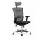 Fauteuil De Bureau Design En Filet Noir et Gris Armel