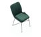 Chaise Design En Velours Vert Aya2