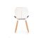 Chaise Design Scandinave Gris Et Blanc Anders