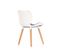 Chaise Design Scandinave Gris Et Blanc Anders