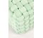 Pouf Design Carré En Tissu Vert Clair Dice