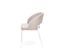 Chaise Design En Tissu Beige Puffin