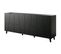 Buffet Design Noir Mat 200 Cm Fuji