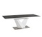Table Extensible Rectangulaire Blanc Et Granit 140 Cm Semjo