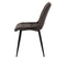 Chaise Design Velours Et Pieds Noirs Harriet