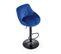 Chaise De Bar En Velours Bleu Marine Bohort