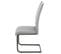 Chaise Suspendue Velours Gris Métal Noir Mokka