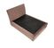 Lit 2 Personnes 160 Cm En Velours Beige Sommier Plancher Rosalia