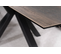 Table Design Extensible Métal et Céramique Style Bois Sway
