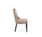 Chaise En Bois De Hêtre Avec Revêtement En Velours Beige Agency